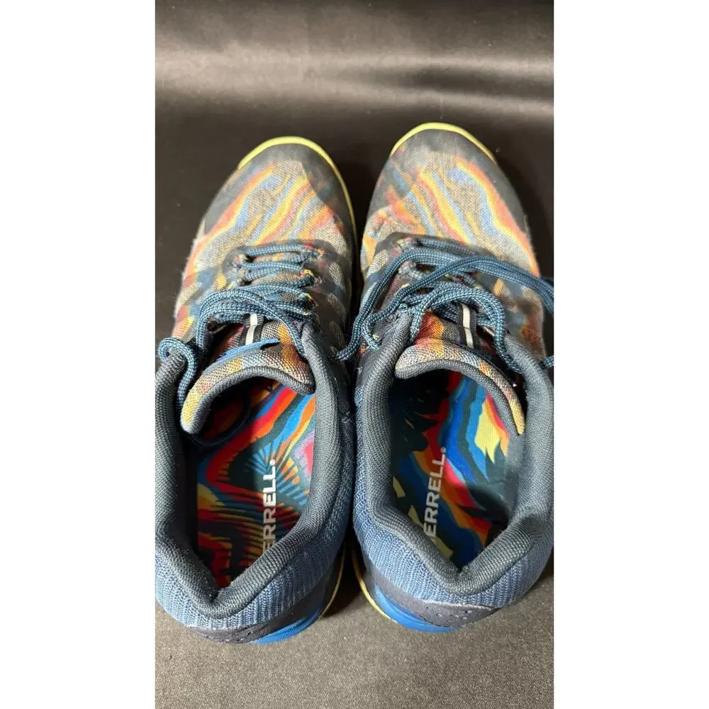 Merrell Antora 2 Rainbow Mountain Trail Shoes Womens's 9 Wide Vibram